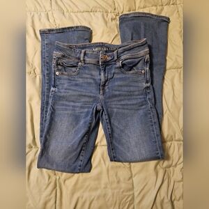 American Eagle Outfitters Women's Denim Straight Leg Jeans